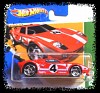 1:85 Hot Wheels Ford Ford GR 2011 Rojo y blanco